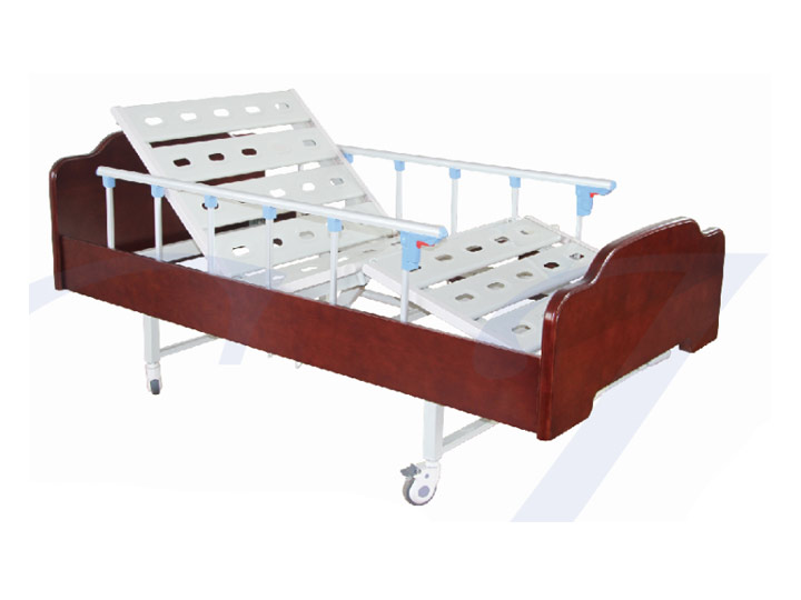 CJH-SM306手动病床（双摇三折）